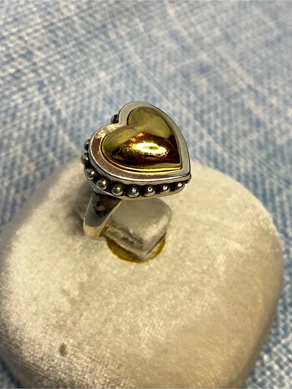 Brighton Heart Ring in Gold & Silver